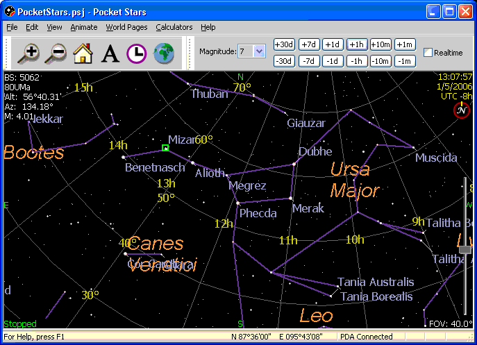 Star Chart Windows 7